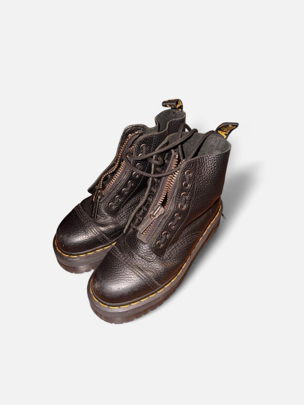 Dr Marten Sinclair Leather Platforms
